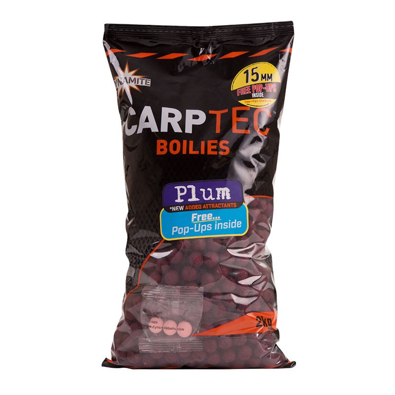 Бойлы Dynamite Baits Plum CarpTec 15мм S/L 2000гр купить,NaN
