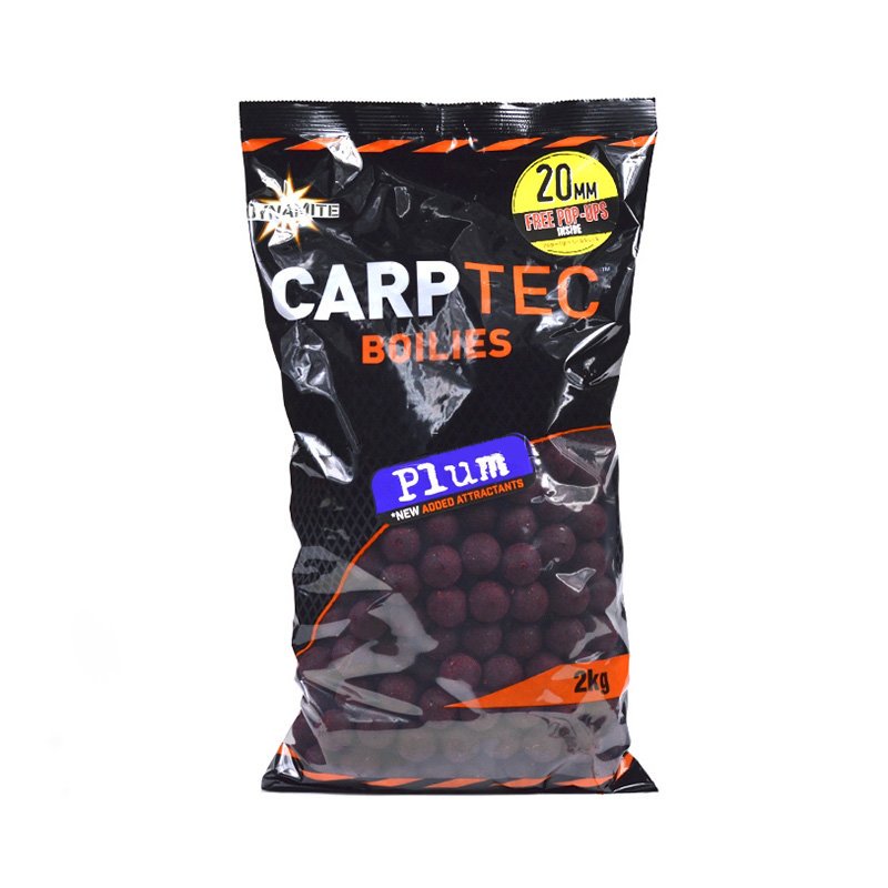 Бойлы Dynamite Baits Plum CarpTec 20мм S/L 2000гр купить,NaN