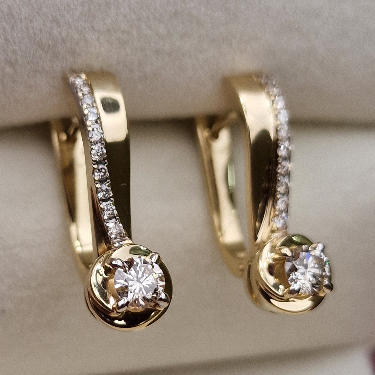 Серьги Deimantas 98882970 6,19гр 0,59ct. купить,NaN