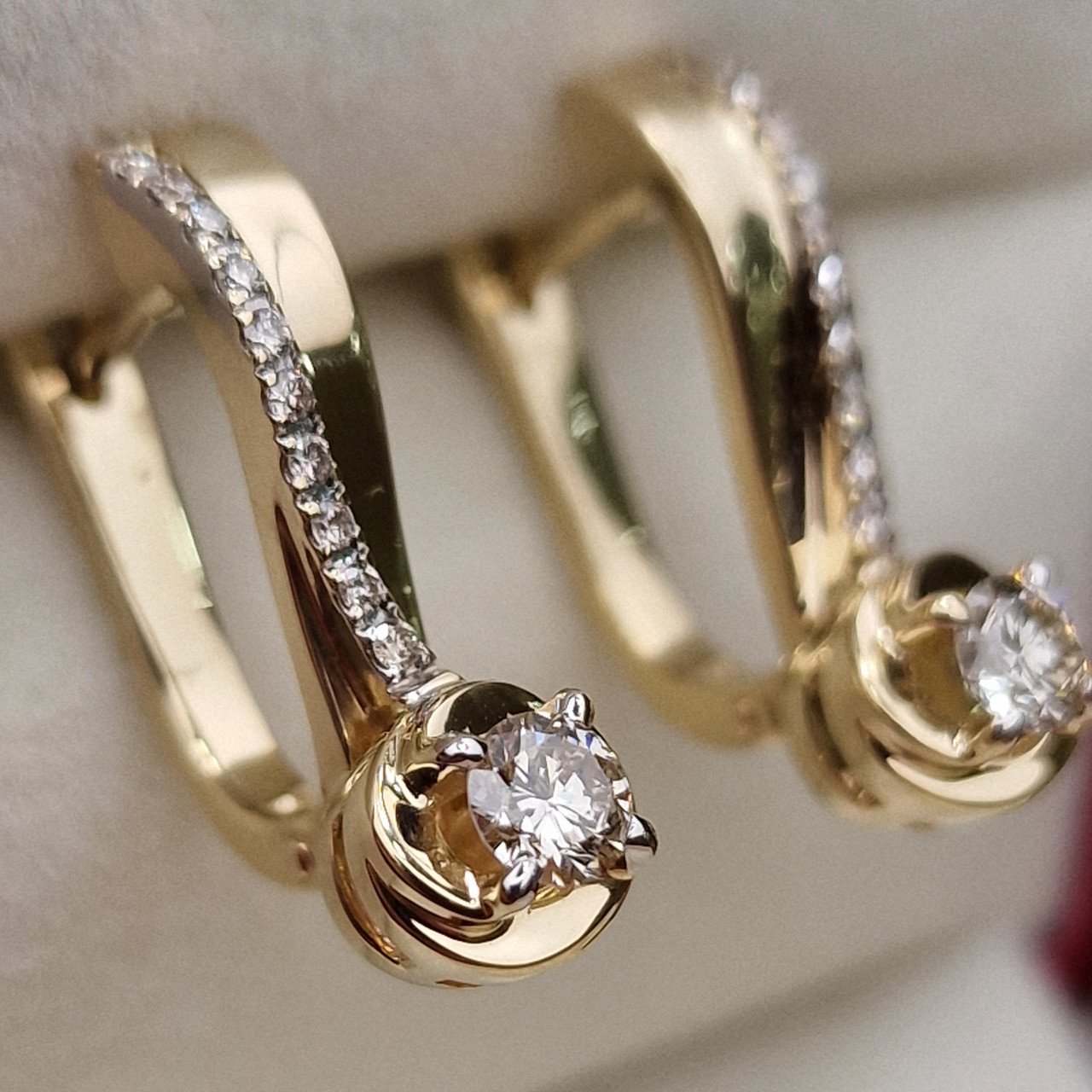 Серьги Deimantas 98882970 6,19гр 0,59ct. купить,NaN