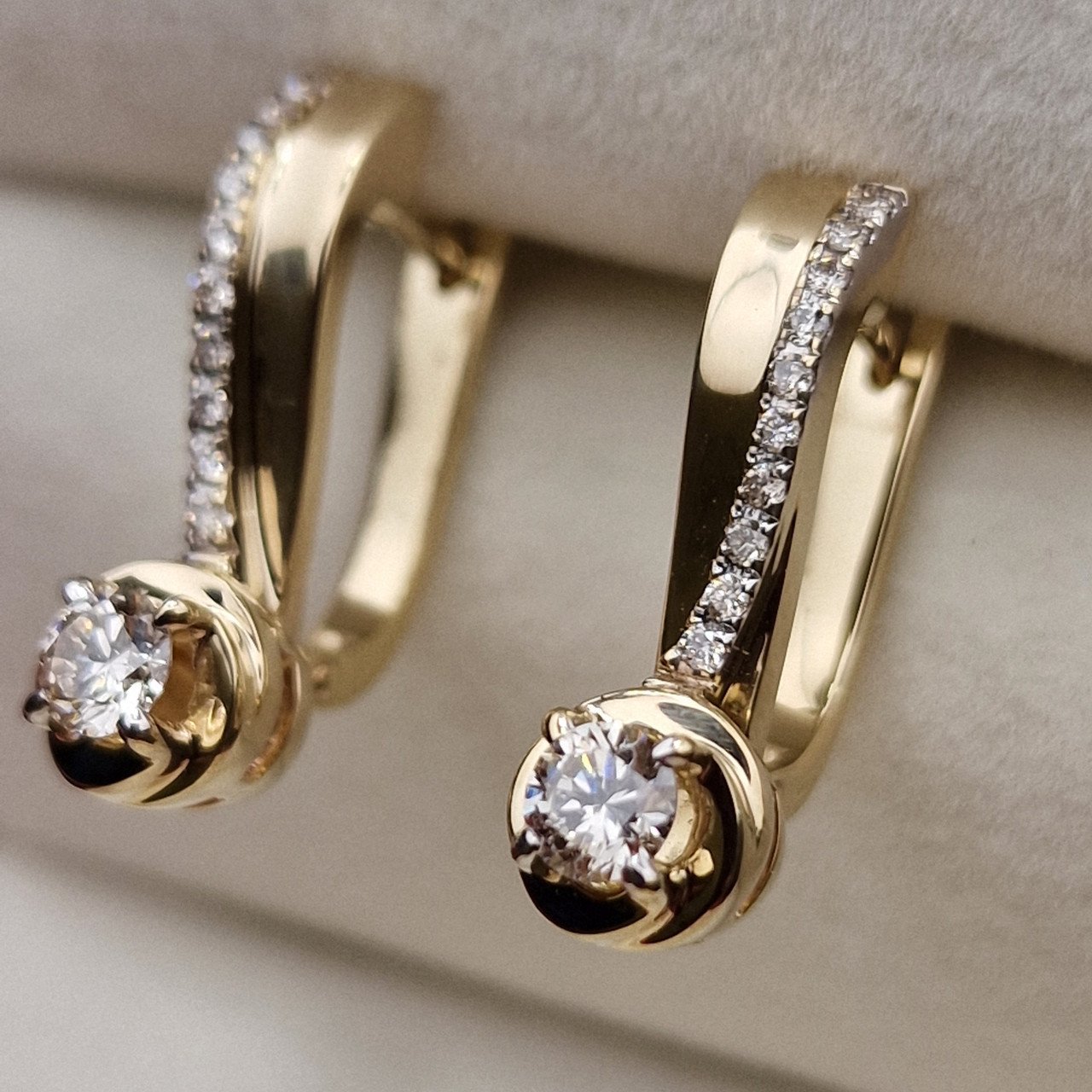 Серьги Deimantas 98882970 6,19гр 0,59ct. купить,NaN