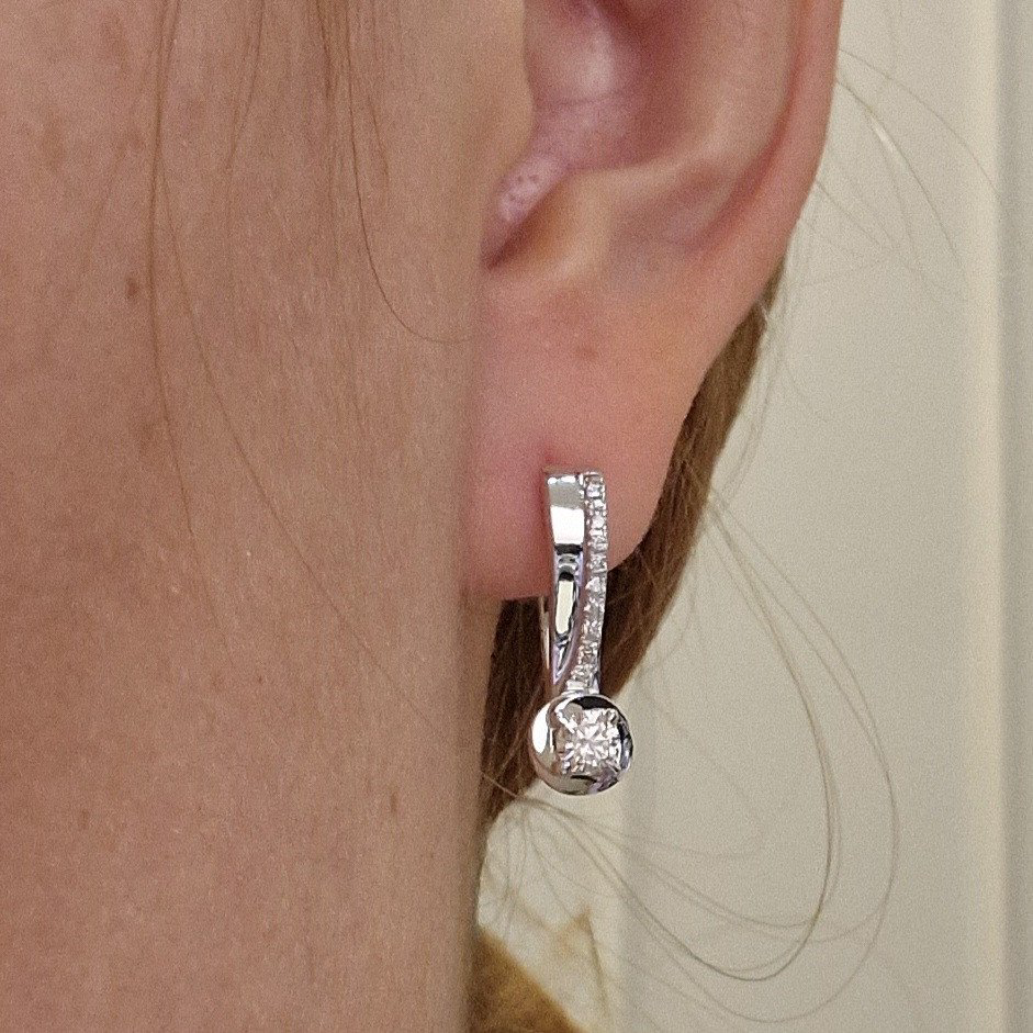 Серьги Deimantas 98882889 6,39гр 0,59ct. купить,NaN