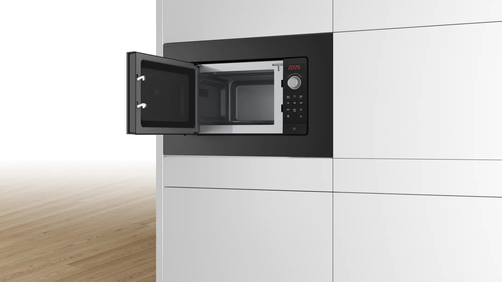 Встраиваемая микроволновая печь Bosch BFL623MB3 черная 