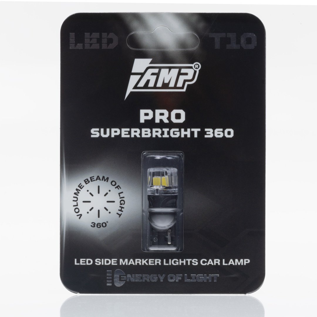 AMP PRO 360 SuperBright T10 светодиодная W5W, 1 шт купить,4990