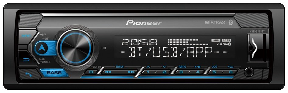 Pioneer MVH-S325BT 1 DIN купить,NaN