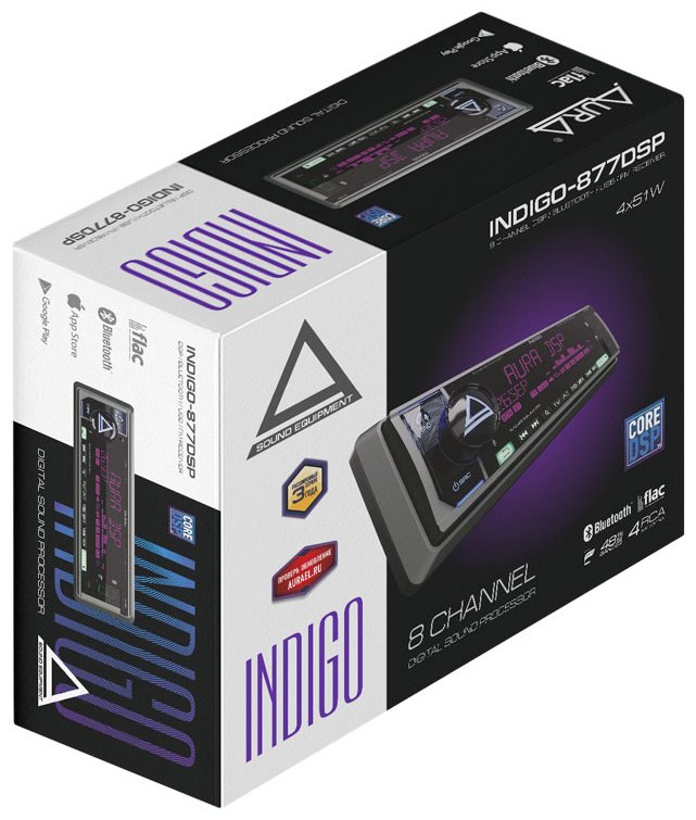 AurA INDIGO-877DSP 1 DIN универсальная