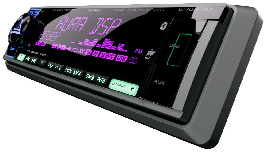 AurA INDIGO-877DSP MKII 1 DIN универсальная