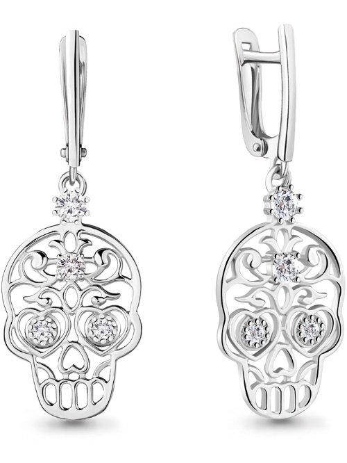 Серьги Aquamarine 48737А  купить,NaN