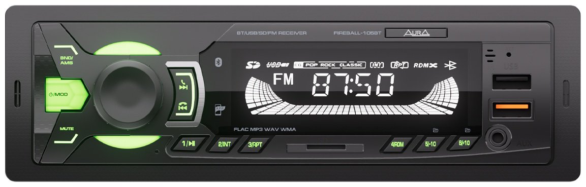 AurA FIREBALL-105BT 1 DIN