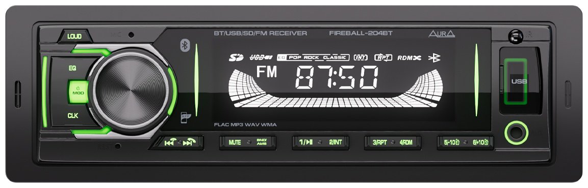 AurA FIREBALL-204BT 1 DIN