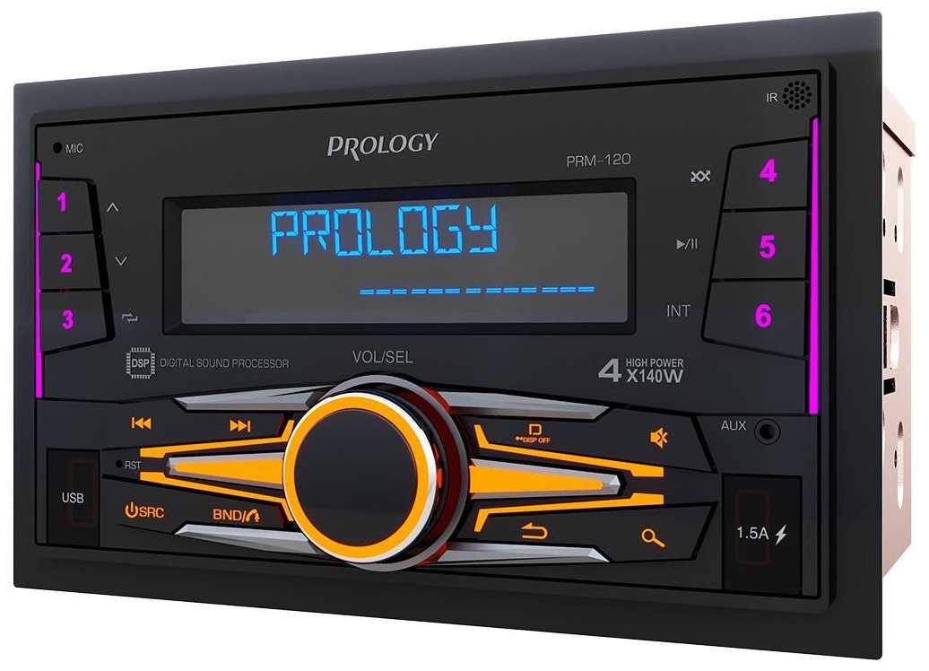Prology PRM-120 POSEIDON 2 DIN универсальная