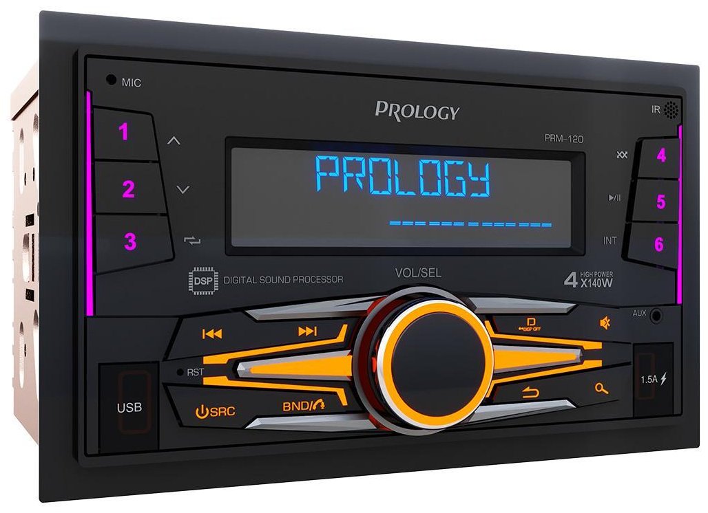 Prology PRM-120 POSEIDON 2 DIN универсальная