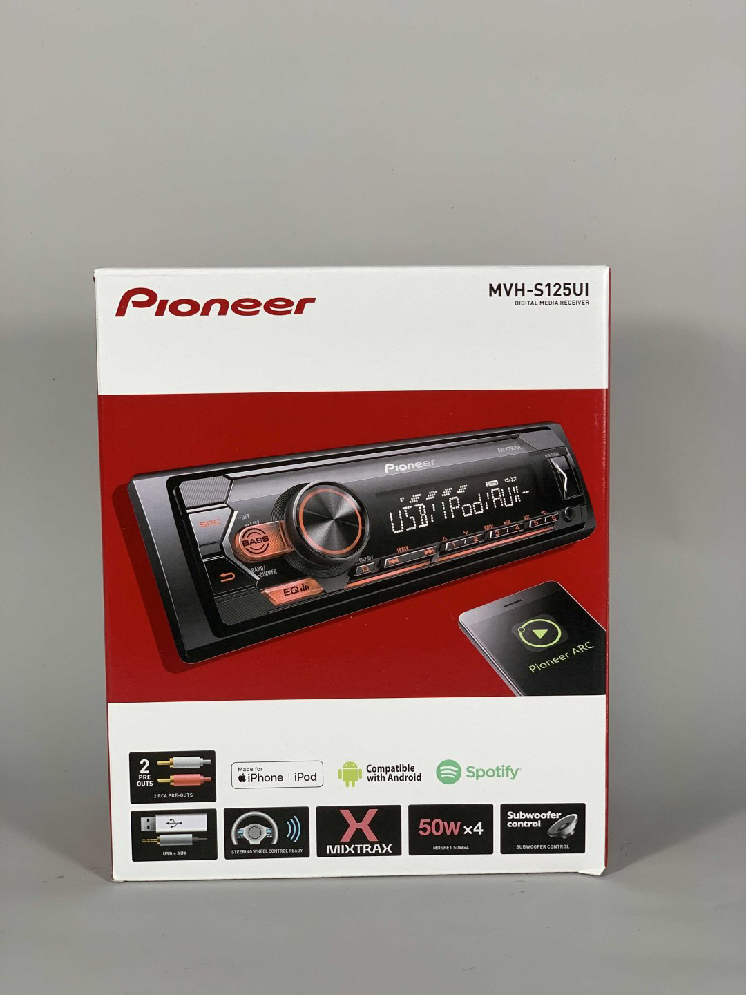 Pioneer MVH-S125UI 1 DIN купить,34199