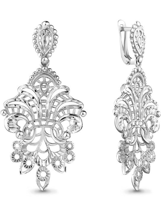 Серьги Aquamarine 31996  купить,NaN