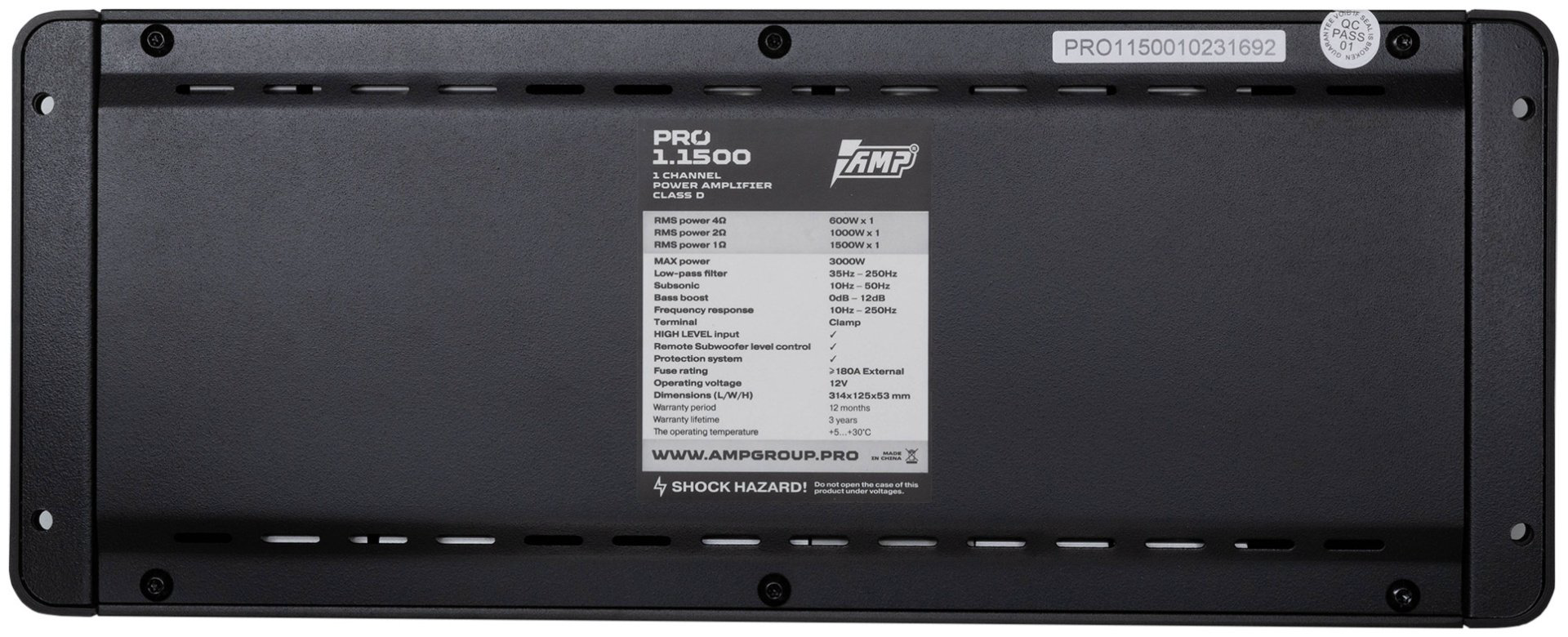 Автомобильный усилитель AMP PRO 1.1500 - ForteMarket Автомобильный усилитель AMP PRO 1.1500 купить,74783
