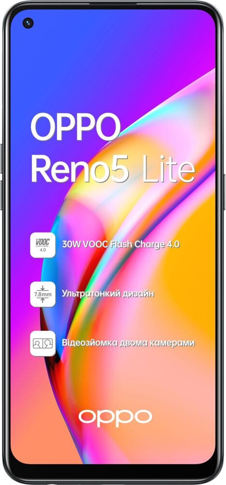 Смартфон Oppo Reno 5 Lite 8/128Gb NFC Fluid Black купить,NaN