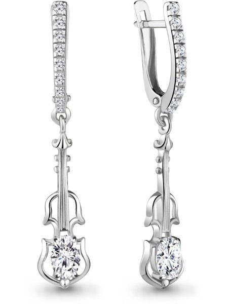 Серьги Aquamarine 48407А  купить,NaN