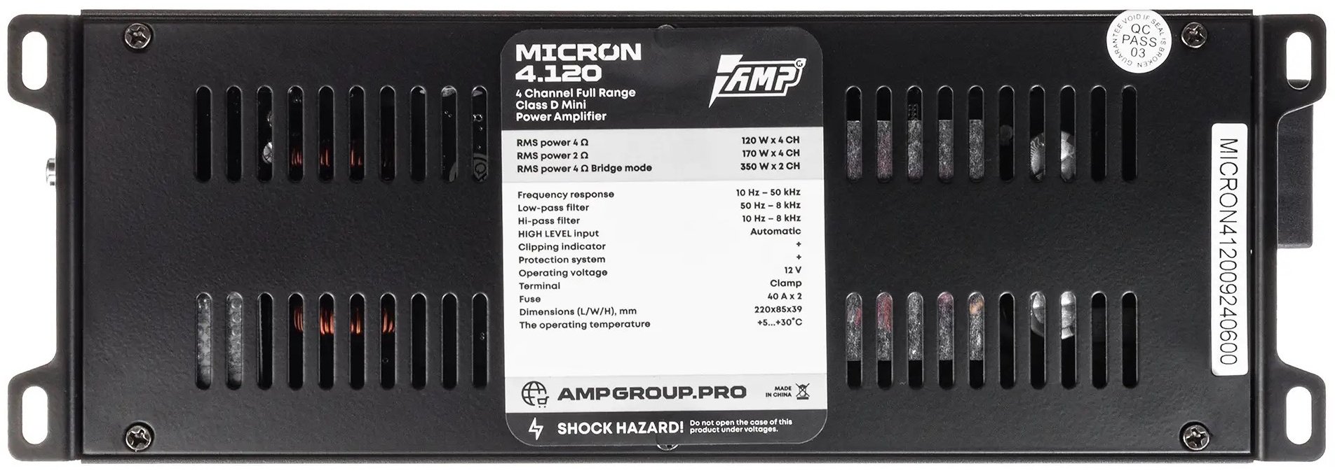 AMP MICRON 4.120 700 Вт 4 канальный
