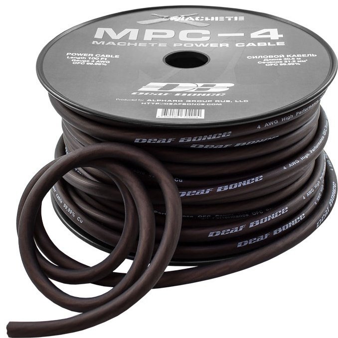 Deaf Bonce кабель MACHETE MPC-4GA Black 30.5м 1 шт