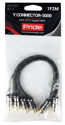 PRIDE кабель RCA Y-5000 (1F2M) 2 шт