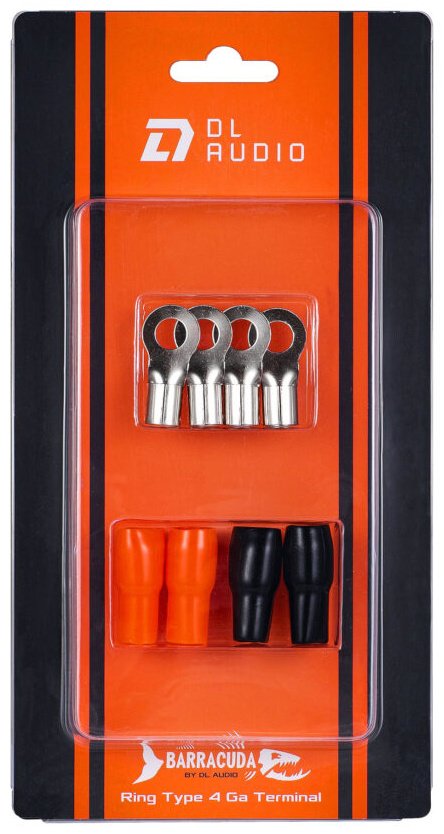 DL Audio клемма Barracuda Ring-Type 4 Ga Terminal 4 шт