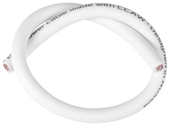 DL Audio кабель Piranha Power Cable 8 Ga White - бухта 100 метров 1 шт
