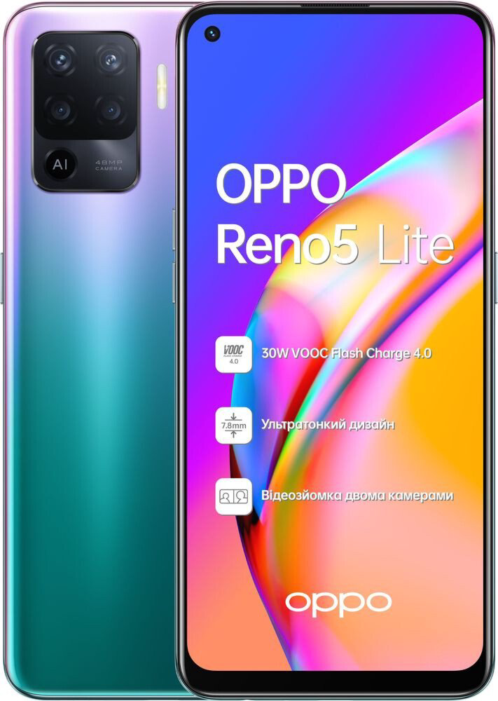 Смартфон Oppo Reno 5 Lite 128Gb Fantastic Purple купить,NaN