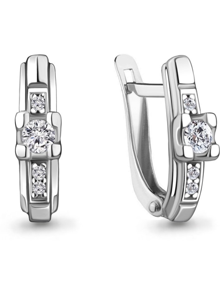 Серьги Aquamarine 48929А  купить,NaN