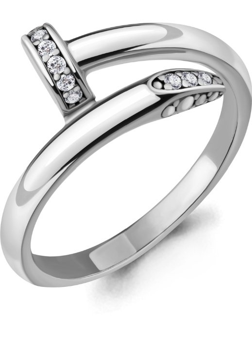 Кольцо Aquamarine 68096А 17,5р купить,NaN