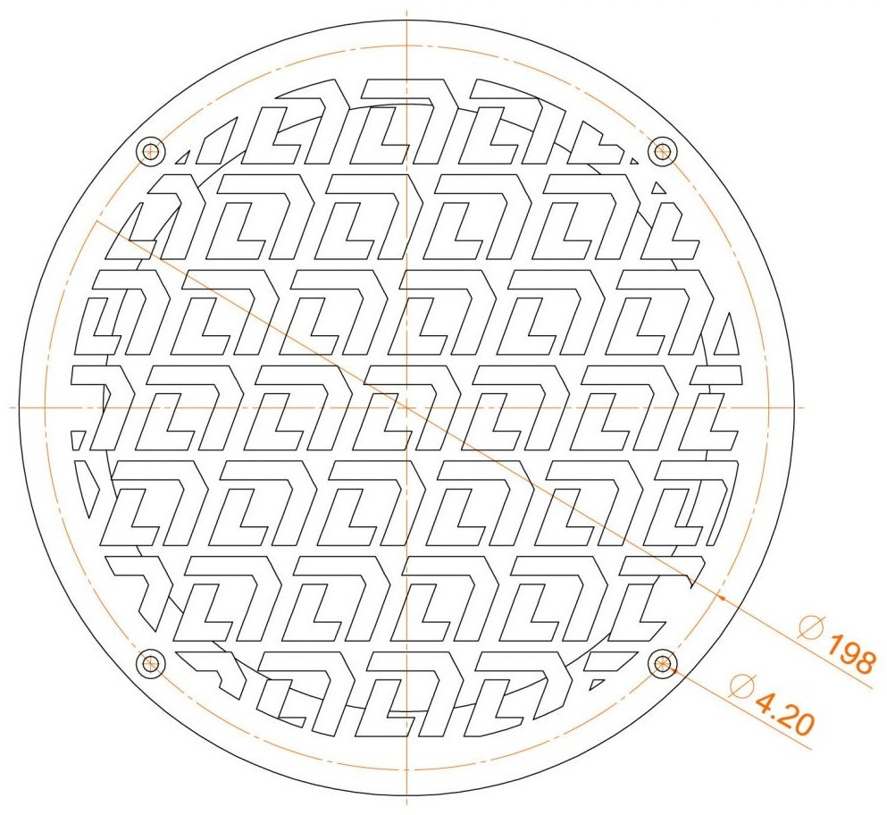 DL Audio защитная сетка Piranha 200 Grill Purple 2 шт