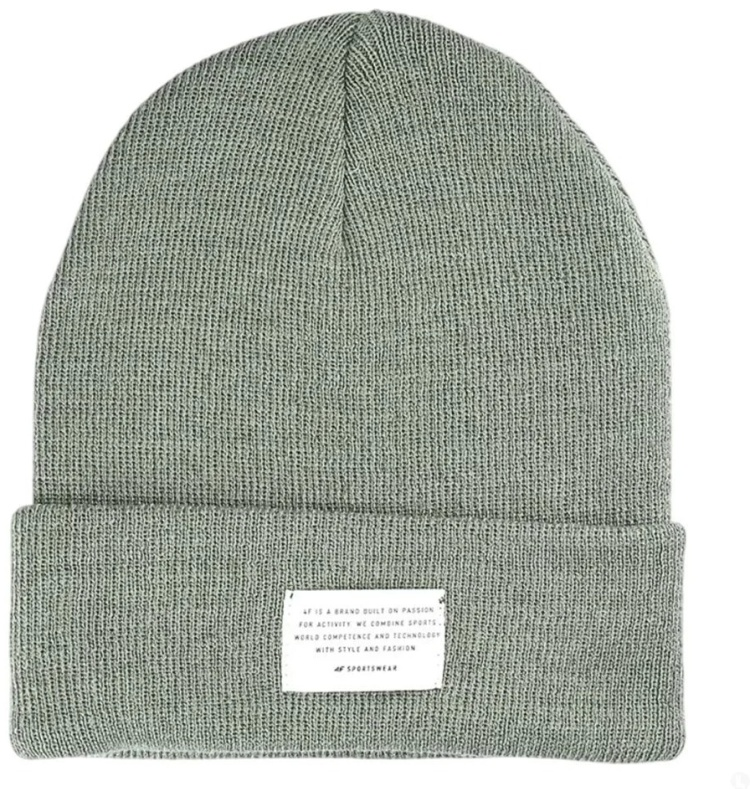 Шапка 4F Sportstyle 4FWAW24ACAPU431-44S зеленый one size купить,NaN