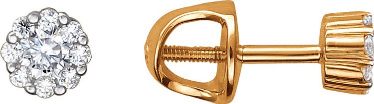 Серьги Эстет 01С1112883 купить,NaN
