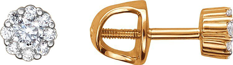 Серьги Эстет 01С1112883 купить,NaN