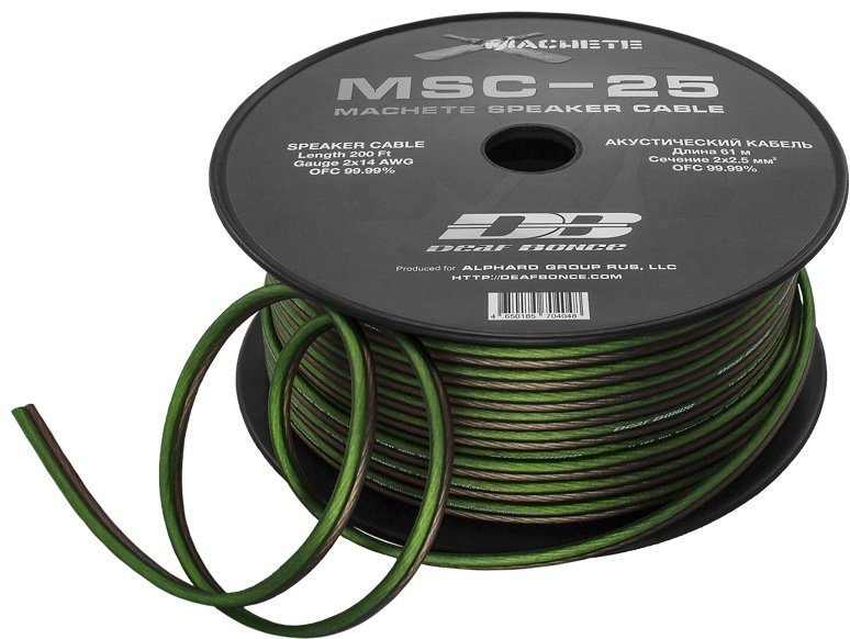 Deaf Bonce акустический кабель MSC-25 10м 1 шт