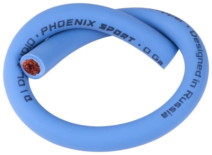 DL Audio кабель Phoenix Sport Power Cable 0 Ga Blue 20м 1 шт 20 м