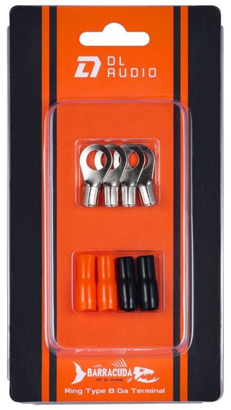 DL Audio клемма Barracuda Ring-Type 8 Ga Terminal 4 шт