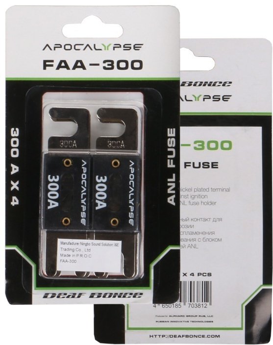 Deaf Bonce предохранитель Apocalypse FAA-300A 4 шт