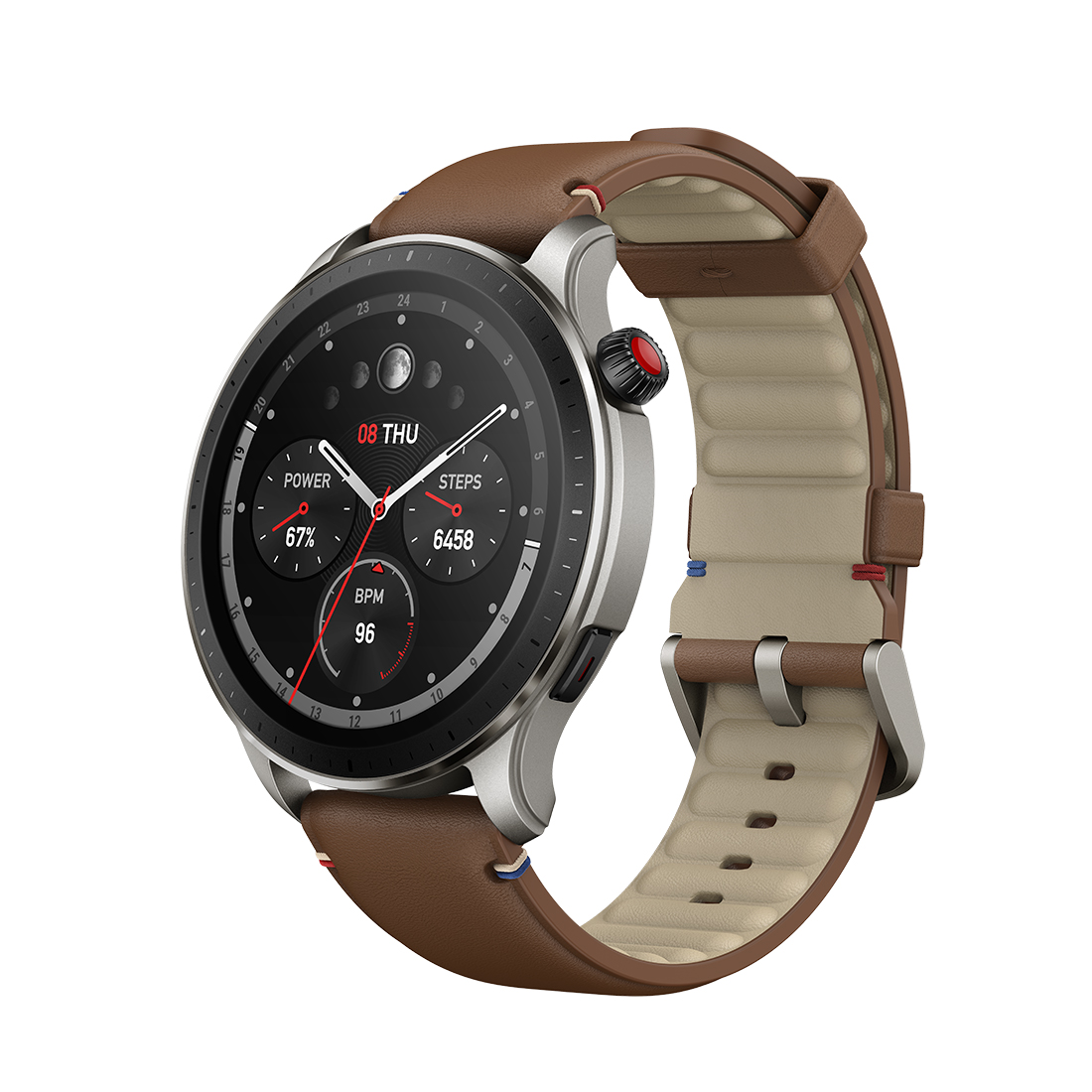Смарт-часы Xiaomi Amazfit GTR 4 A2166 Vintage Brown Leather купить,NaN