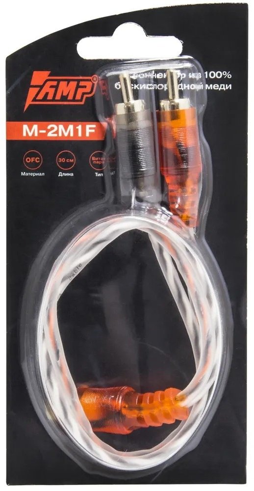 AMP разветвитель M-2M1F RCA 1 шт