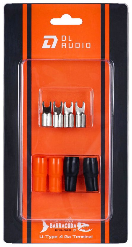 DL Audio клемма Barracuda U-Type 4 Ga Terminal 4 шт