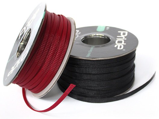 PRIDE кабельная оплетка NS0GA красная 10 м 1 шт 10 м