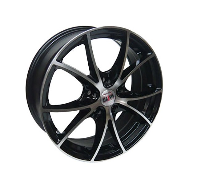 Комплект дисков Alcasta M07 5х112 R16х6.5 СВ57.1 ЕТ42 BKF купить,NaN