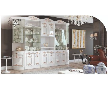 Сервант Азия Бренд Лаура 3.2 белый купить,NaN