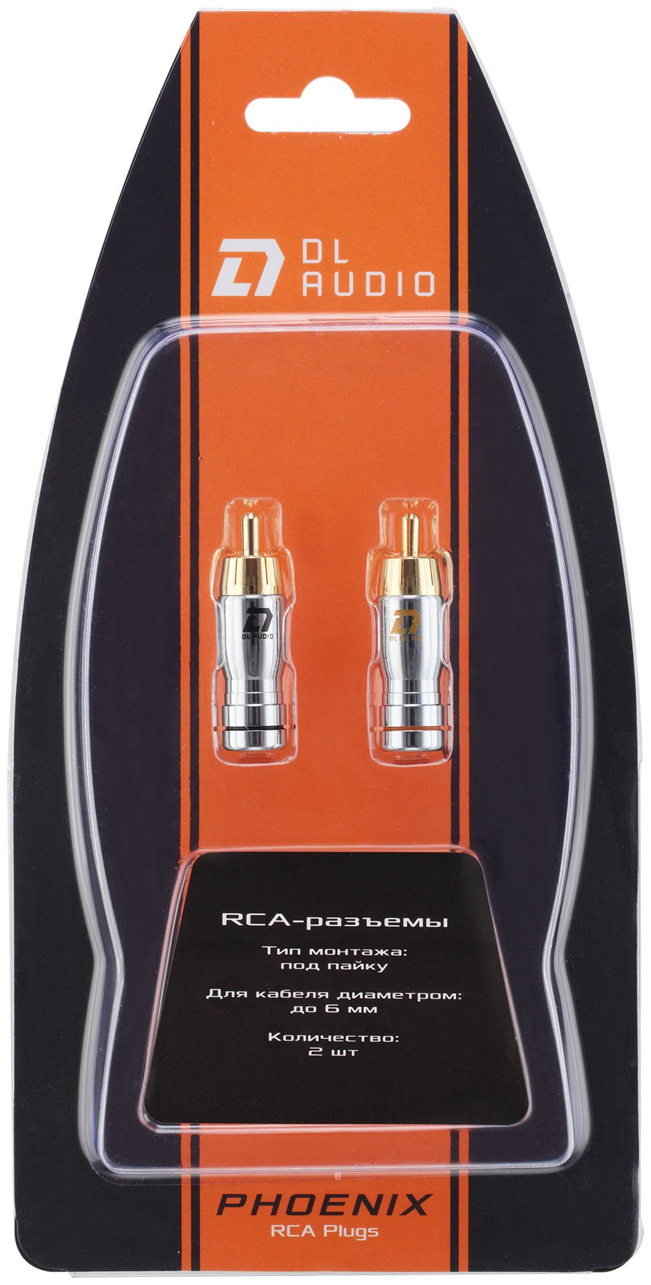 DL Audio разъем Phoenix RCA Plugs 2 шт