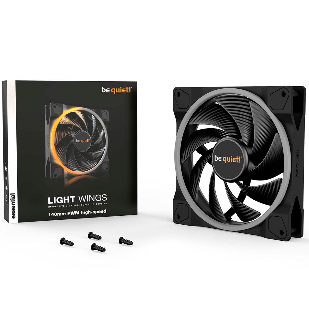 Вентилятор для корпуса Be quiet! Light Wings PWM high-speed 140mm ARGB BL075 черный купить,0
