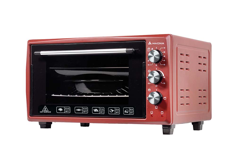 Мини-печь Magna MF4515-17PR красная купить,NaN