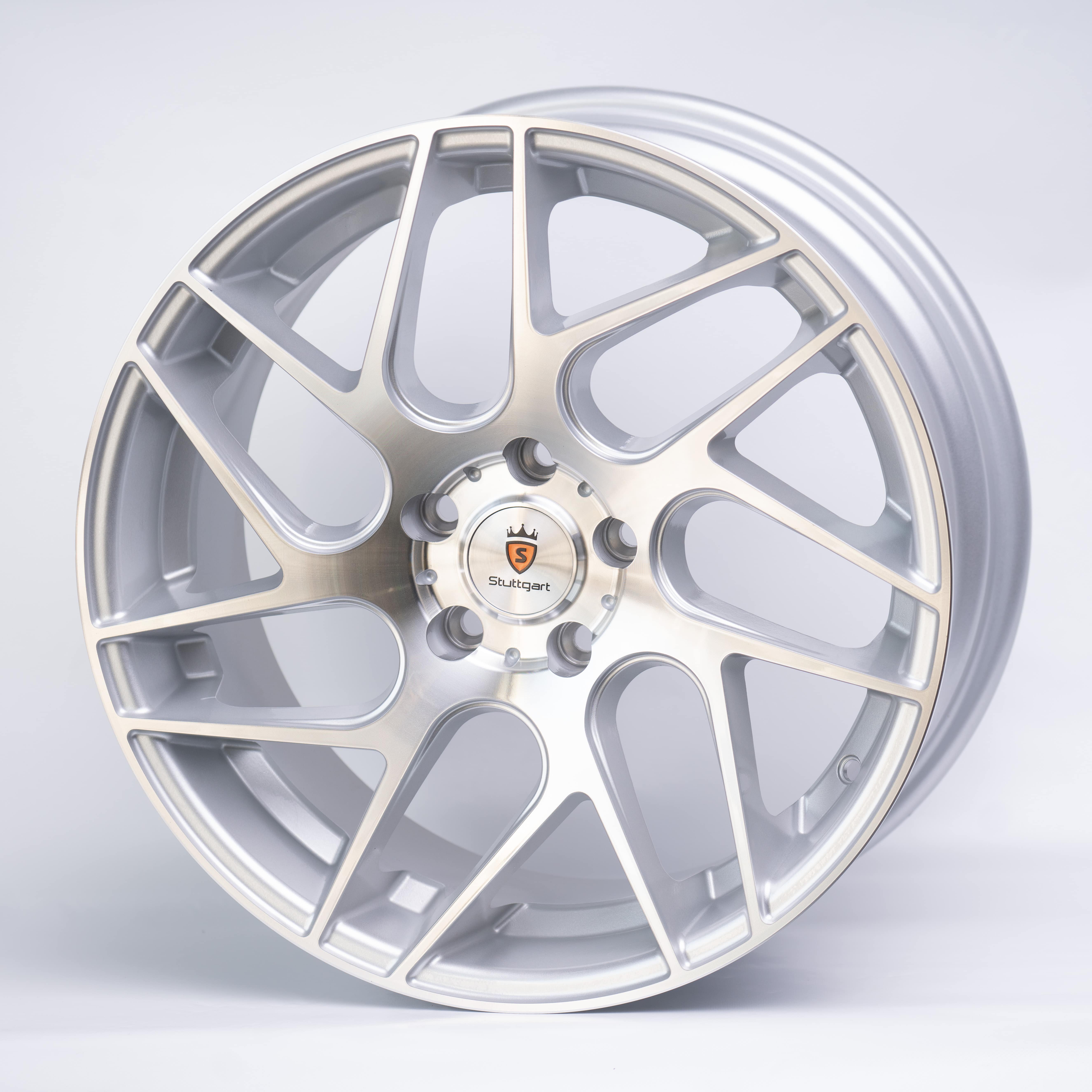 Комплект дисков Rimax 9671 5x112 R18x8,5 CB73,1 ET45  machined lip-silver купить,NaN