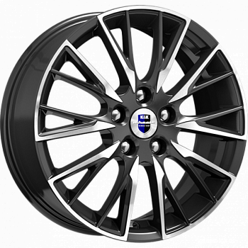 Комплект дисков K&K Солт 5x112 R17x6,5 CB66,6 ET38 дарк платинум