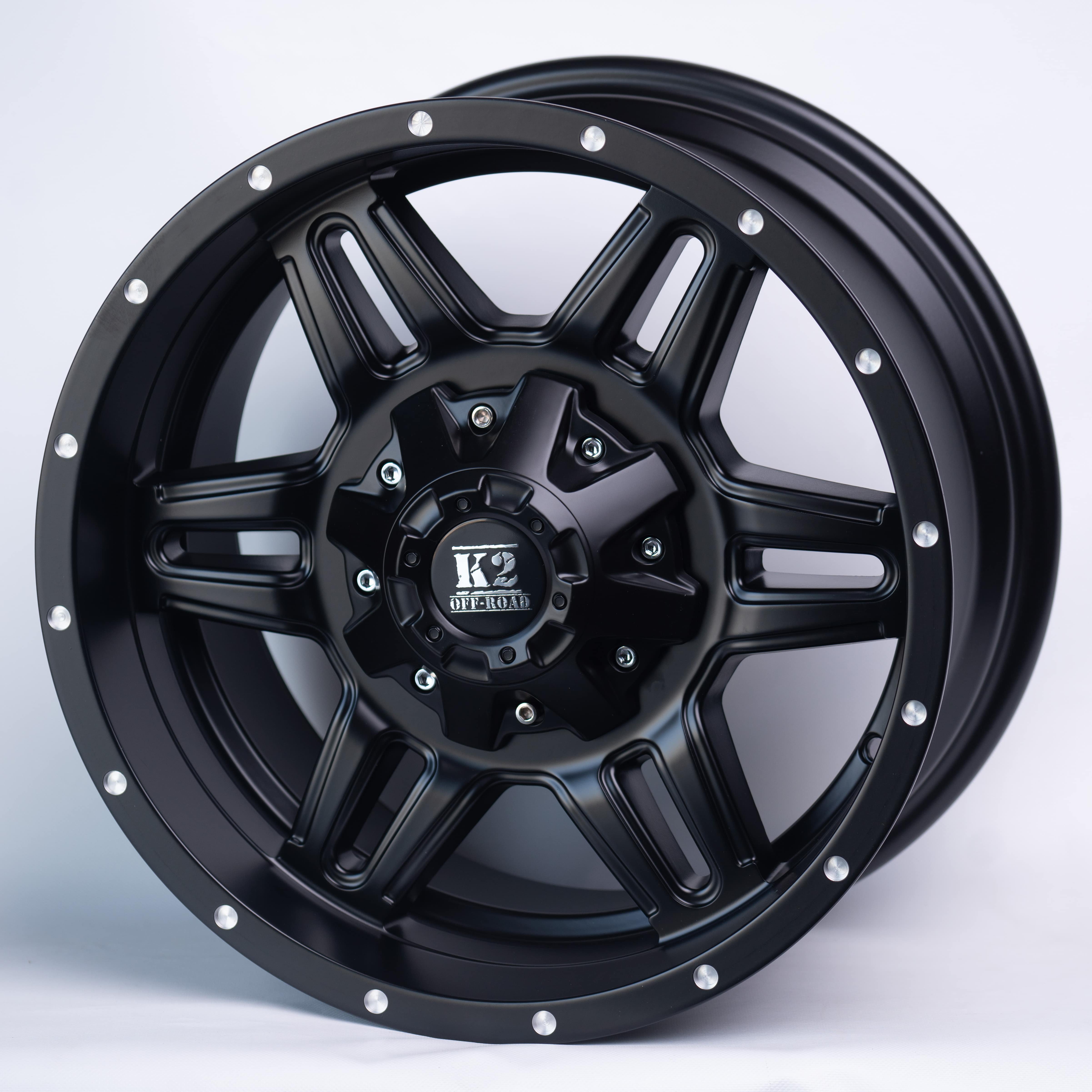 Комплект дисков Rimax 9051 5x127 R17x9 CB87,1 ET12 matt black+milling holes купить,NaN