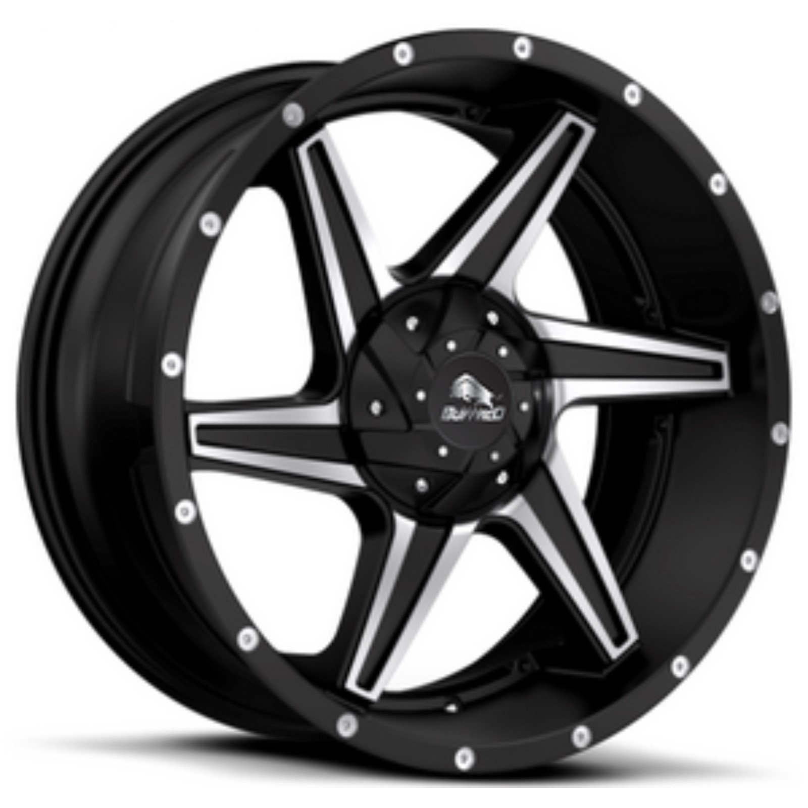  Комплект дисков Buffalo BW-011 5х150 R20х9 СВ110.1 ЕТ38 Satin black machined купить,NaN
